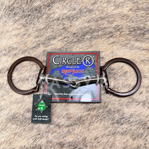 Circle R Reinsman Western D Snaffle - Picture 1 of 2